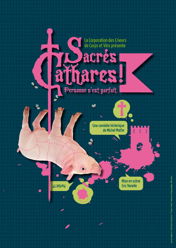 Couverture du roman Sacrés cathares